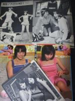 【切り抜き】ピンクレディ35ページ ピンナップ1枚 下敷き1枚 雑誌 アイドル 歌手