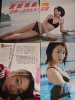 【切り抜き】武田玲奈20ページ 付録フォトブック2部 雑誌 女優 ファッションモデル グラビアアイドル