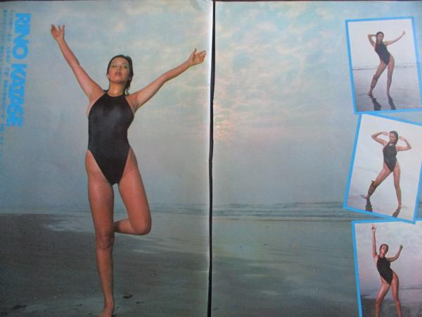 切り抜き】かたせ梨乃16ページ 昭和 雑誌 グラビア 女優 / 古本、中古