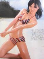 【切り抜き】我妻久子4ページ 昭和 雑誌 グラビア CFガール 水着 当時物