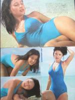 【切り抜き】水沢アキ11ページ 昭和 雑誌 女優 タレント 水着