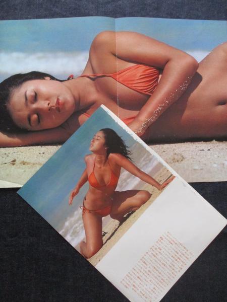 切り抜き】浅野ゆう子17ページ ピンナップ2枚 昭和 女優 当時物 / 古本