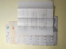 武野藤介書簡（細田源吉宛）　7通＋葉書　3枚　計10点