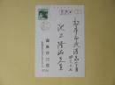 森泉音三郎（表具師）葉書（池上隆祐宛）