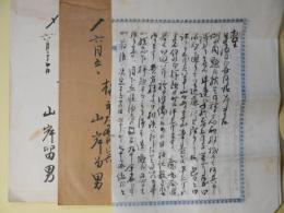 山岸留男書簡（池上隆祐宛）　計2通