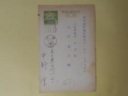 中野淳（画家）葉書（三友社・北村卓三宛）