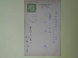 松村淑子（評論家、元・中央公論社記者）葉書（三友社・北村卓三宛）