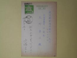 戸塚文子葉書（三友社・北村卓三宛）