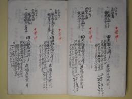 （古文書）明治9年改正　所有地券証　明治20年1月記控　北埼玉郡間口村　大鹿鷹次郎