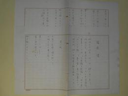 福原清草稿（無題・400字詰×2枚完）