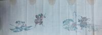 木版画　折帖仕立て　12枚分　平家物語？