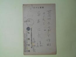 吉田時善（大地書房）葉書（平木二六宛）