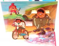 ばんそうのパノラマ絵本　『未来少年コナン』