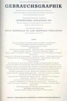 GEBRAUCHSGRAPHIK ゲブラウフス・グラフィーク 1954年10月号