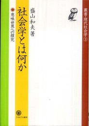 社会学とは何か：意味世界への探究 (叢書・現代社会学)