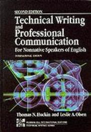 Technical Writing and Professional Communication for Nonnative Speakers of English