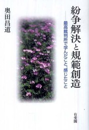 紛争解決と規範創造 -- 最高裁判所で学んだこと感じたこと