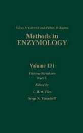 Enzyme Structure Part L (Volume 131) (Methods in Enzymology Volume 131)