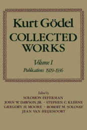 Collected Works: Publications 1929-1936 (Kurt Godel Collected Works)