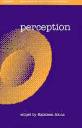 Perception Vscs 5 (Vancouver Studies in Cognitive Science)