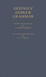 Gesenius' Hebrew Grammar