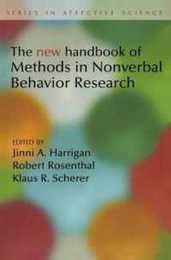 The New Handbook of Methods in Nonverbal Behavior Research (Series in Affective Science)