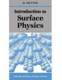 Introduction to Surface Physics (Oxford Science Publications)
