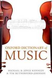 The Oxford Dictionary of Music