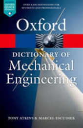 A Dictionary of Mechanical Engineering (Oxford Paperback Reference)