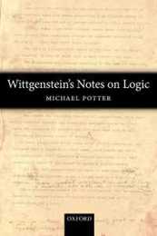 Wittgenstein's Notes On Logic