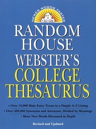 Random House Webster's College Thesaurus