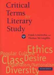 Critical Terms for Literary Study Second Edition