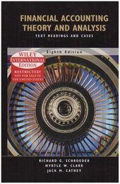 Accounting Theory: Text and Readings
