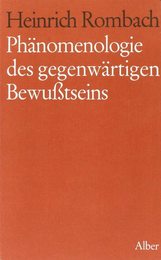Phaenomenologie des gegenwaertigen Bewusstseins