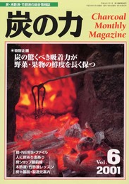 炭の力 Vol.6(2001・6): 炭・木酢液・竹酢液の総合情報誌