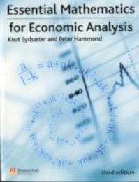 Essential Mathematics for Economic Analysis
