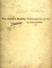 The Artist's Reality: Philosophies of Art
