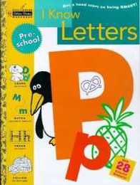 I Know Letters (Preschool) (Step Ahead Golden Books Workbooks)