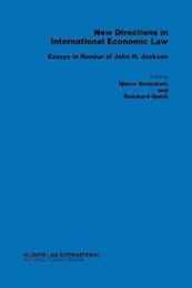 New Directions in International Economic Law: Essays in Honour of John H. Jackson