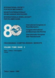 8th International Congress on Rock Mechanics volume 2: Proceedings / Comptes-rendus / Berichte Tokyo Japan 25-30 September 1995 3 volumes