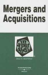 Mergers And Acquisitions in a Nutshell (Nutshell Series)