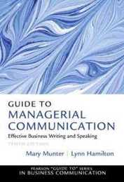 Guide to Managerial Communication