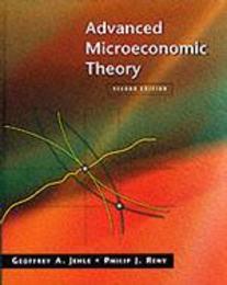 Advanced Microeconomic Theory (The Addison-Wesley Series in Economics)