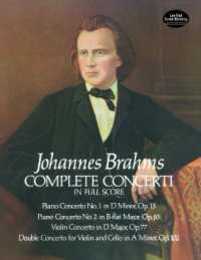Brahms: Complete Concerti in Full Score