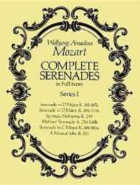 Mozart: Complete Serenades in Full Score Series 1