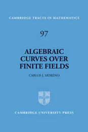 Algebraic Curves over Finite Fields (Cambridge Tracts in Mathematics Series Number 97)