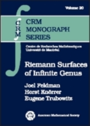 Riemann Surfaces of Infinite Genus (Crm Monograph Series 20)