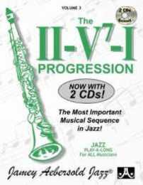 Vol. 3 The II/V7/I Progression: A New Approach To Jazz Improvisation (Jamey Aebersold Play-A-Long Series)