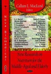 New Research on Nutrition for the Middle-Aged and Elderly