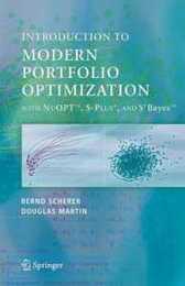Modern Portfolio Optimization with NuOPT? S-PLUSR and S+Bayes?